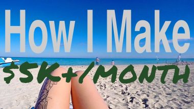 How I Make $5,000 EACH Month while Travelling the World